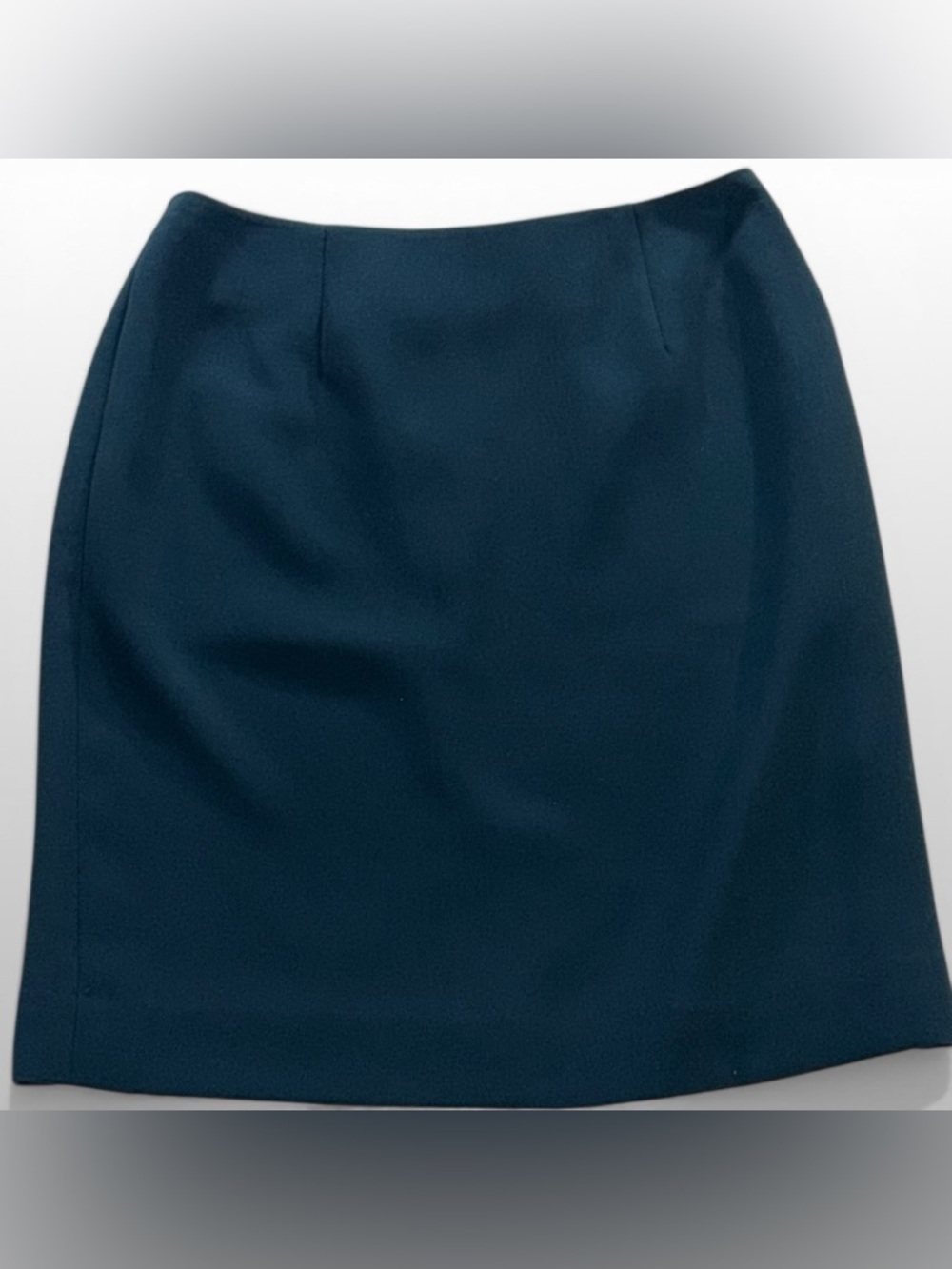 Petite Sophisticate Skirt Womens Petite Teal Pencil Career Office Lined Size 0